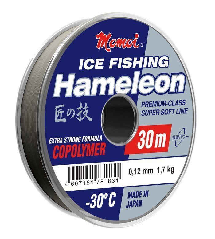 Леска Hameleon ICE Fishing 0, 10 мм,  1, 3 кг,  50 м,  серебряная