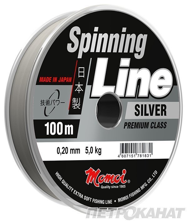 Леска Spinning Line Silver 0, 40мм,  16, 0 кг, 100 м, (шт.)